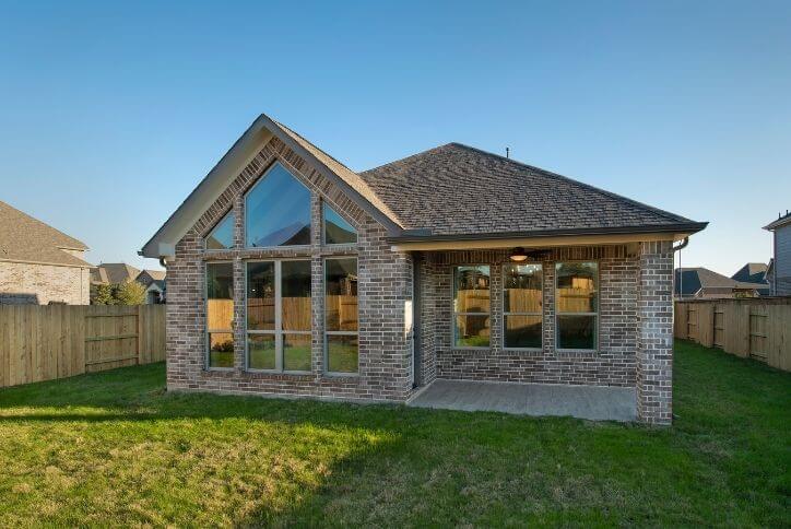 Westin Homes Haven plan covered patio and exterior elevation