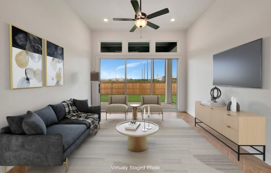 David Weekley 45 6403 Haltwhistle Ln Living Room