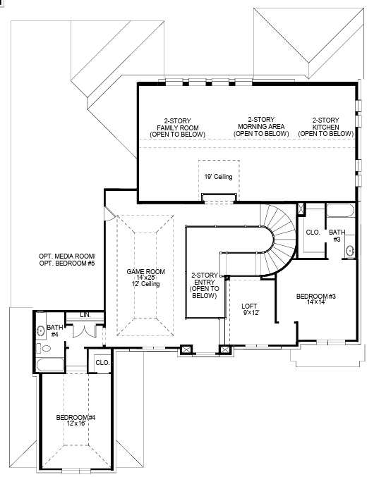 Perry 70 Plan 4336W, 2Nd Floor