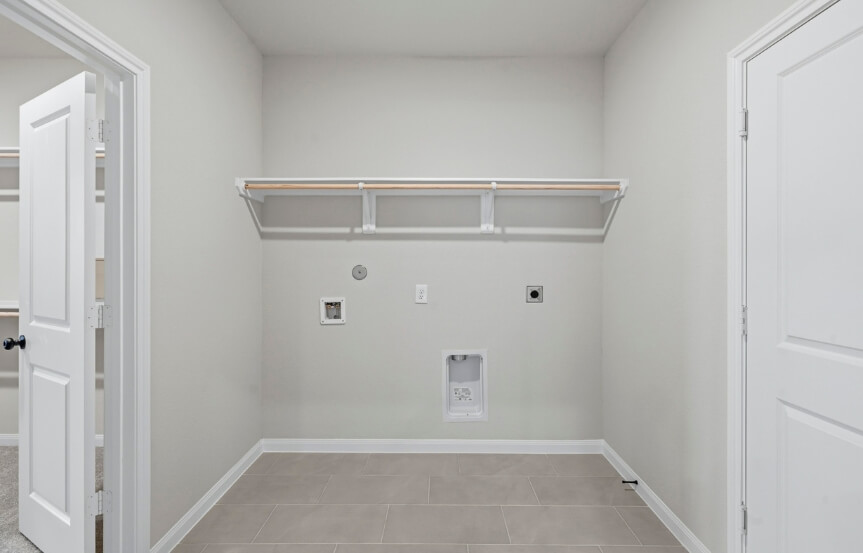 Brookfield 45 . 6419 Haltwhistle Ln . Utility Room