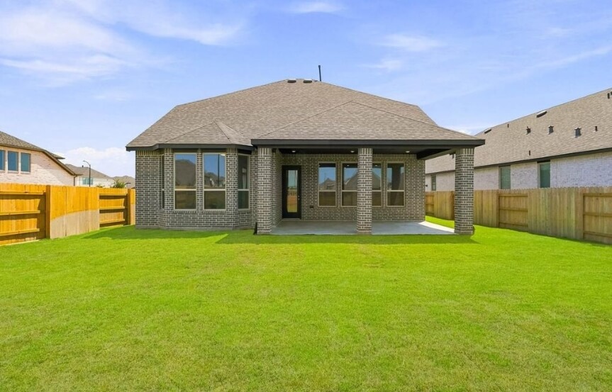 Highland 55 . 25030 Wilderness Haven Ln . Backyard