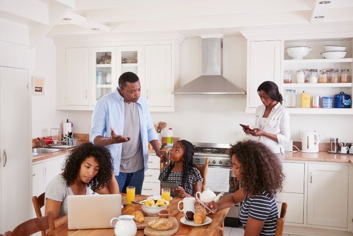 smart home technology families