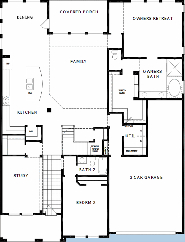 elyson katy tx david weekley homes hillmont floor plan first floor