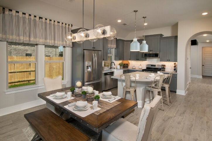 Westin Haven model home kitchen