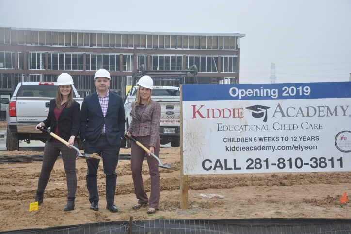 Kiddie Academy ground breaking in Elyson