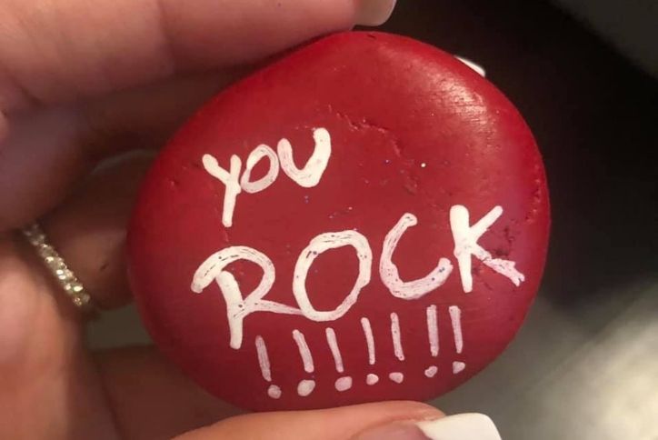 Kindness rocks in Elyson community Katy, TX