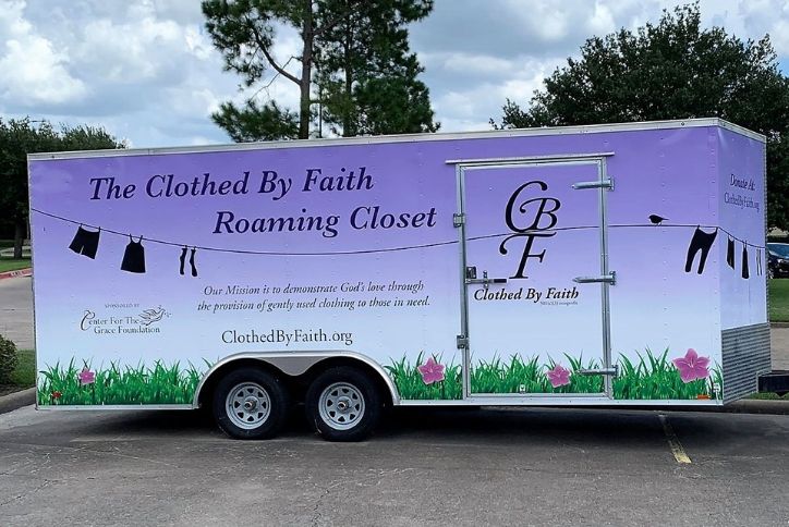 Clothed in Faith clothing drive