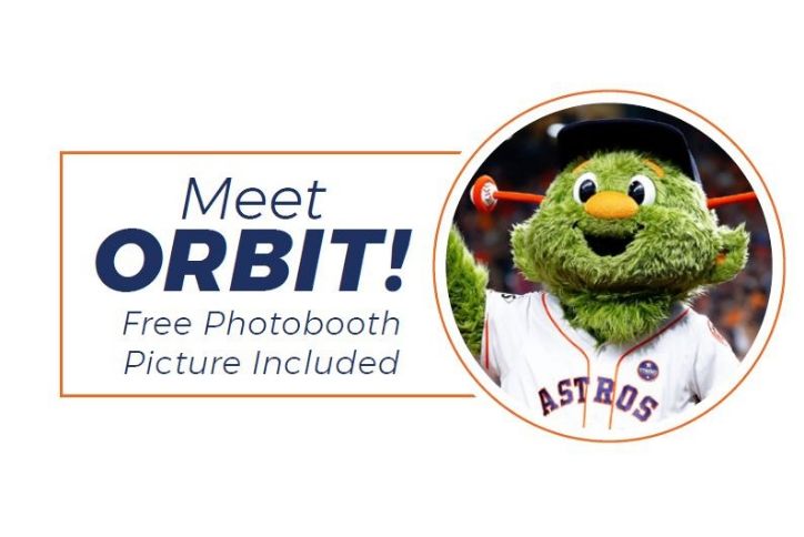 Orbit Mascot for the Houston Astros