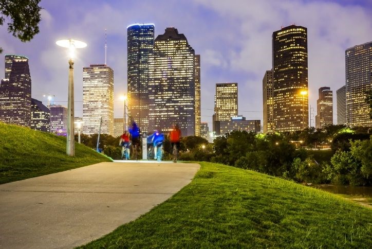 View of downtown Houston.