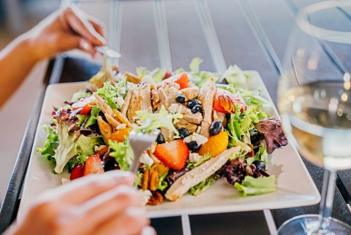Sunset Salad offered at Elyson Cafe
