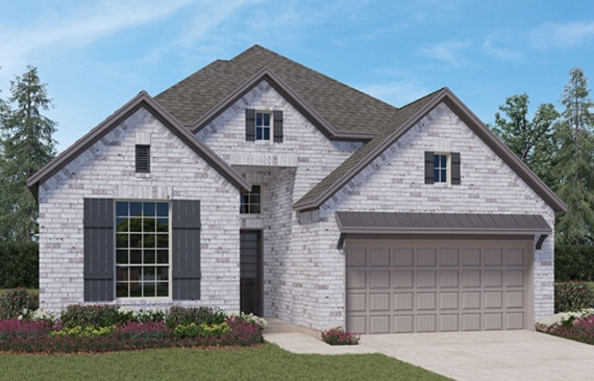 Chesmar Homes New Home Plan 3730 Hillcrest Elevation A in Elyson Katy, TX