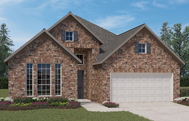 Chesmar Homes New Home Plan 3740 Darby Elevation B in Elyson Katy, TX