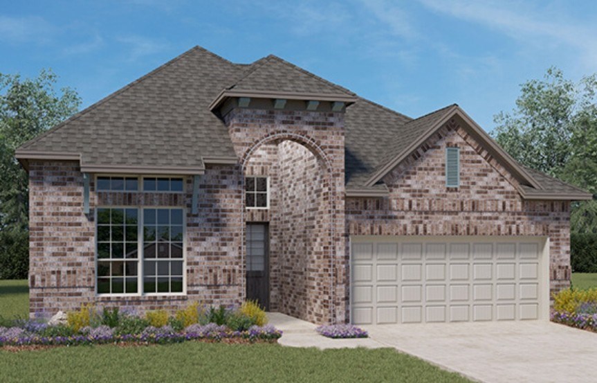 Chesmar Homes New Home Plan 3750 Lynnbrook Elevation B in Elyson Katy, TX