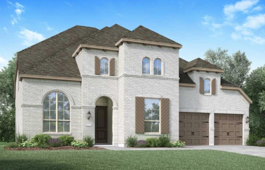 Highland Homes New Home Plan 220 Elevation B in Elyson Katy, TX
