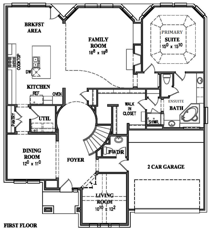 Westin Homes Preston Floor Plan House Design Ideas