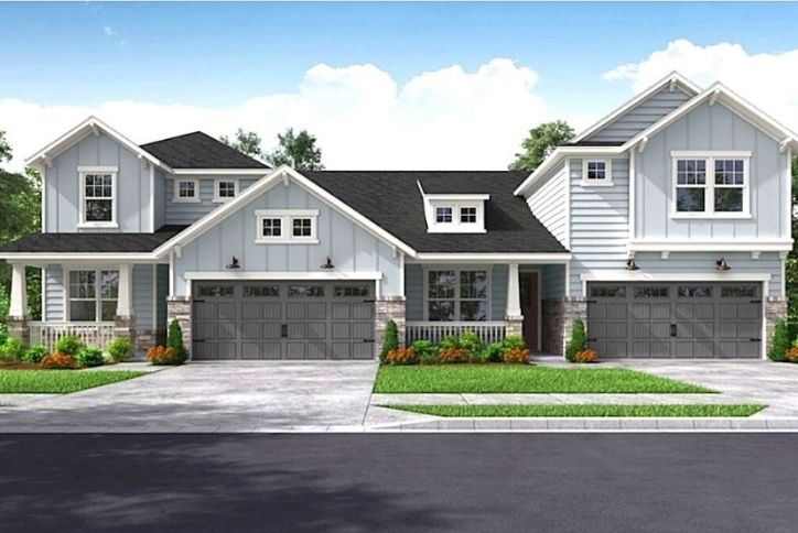 Renderings of Beazer duets homes in Elyson.