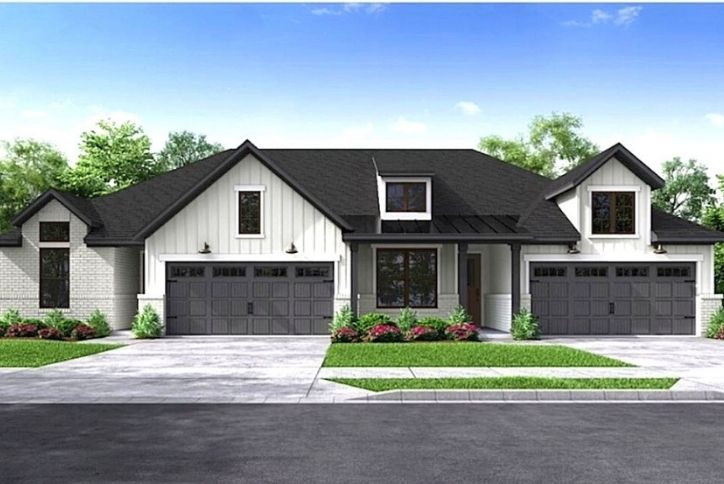 Renderings of Beazer duets homes in Elyson.