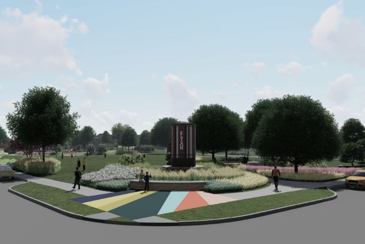 Rendering of Timber Grove Park