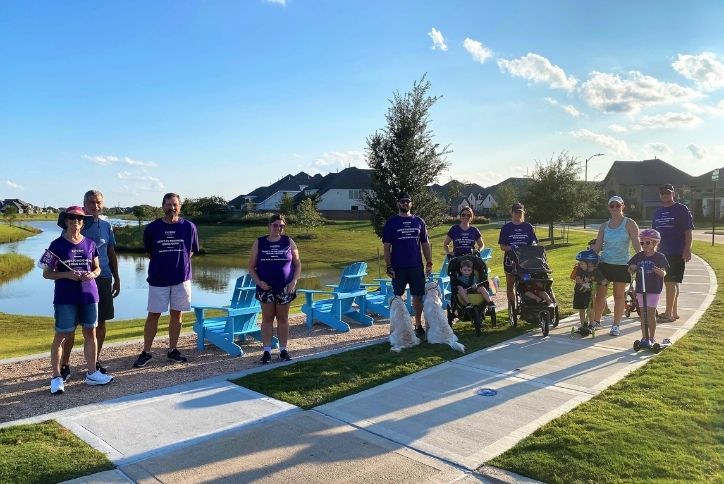 Elyson residents Alzheimer walk