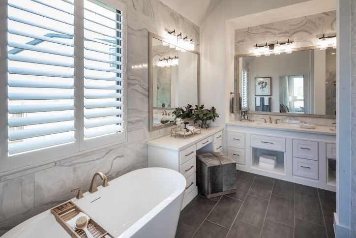 Bathroom by Highland Homes in Elyson Community, Katy, Texas