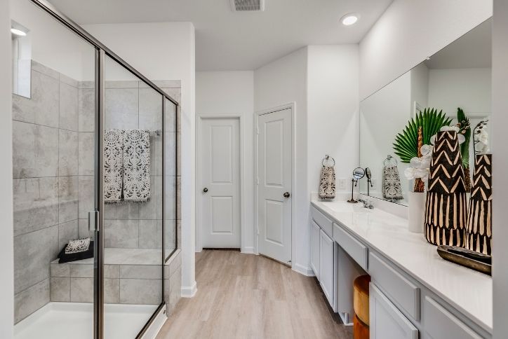 Bathroom by Lennar Homes in Elyson Community, Katy, Texas