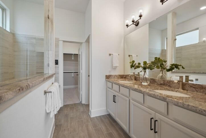 Bathroom by Pulte Homes in Elyson Community, Katy, Texas