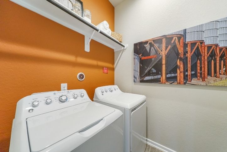 Chesmar San Francisco model home laundry room