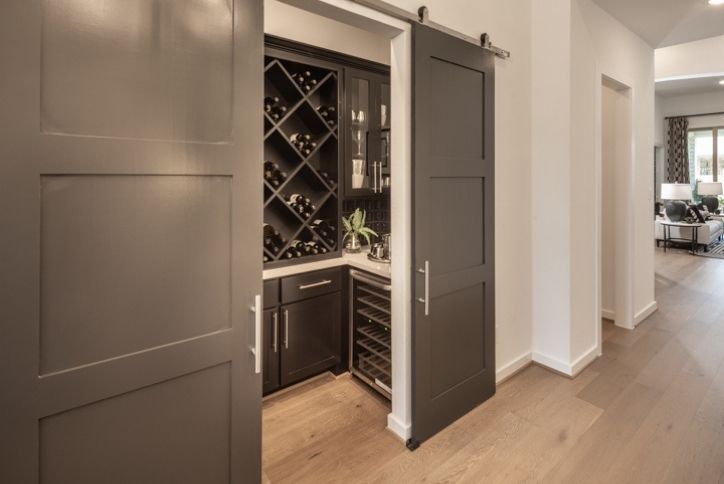 Highland Homes wine room