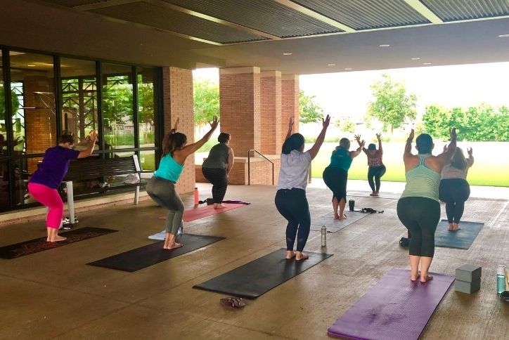 Yoga class