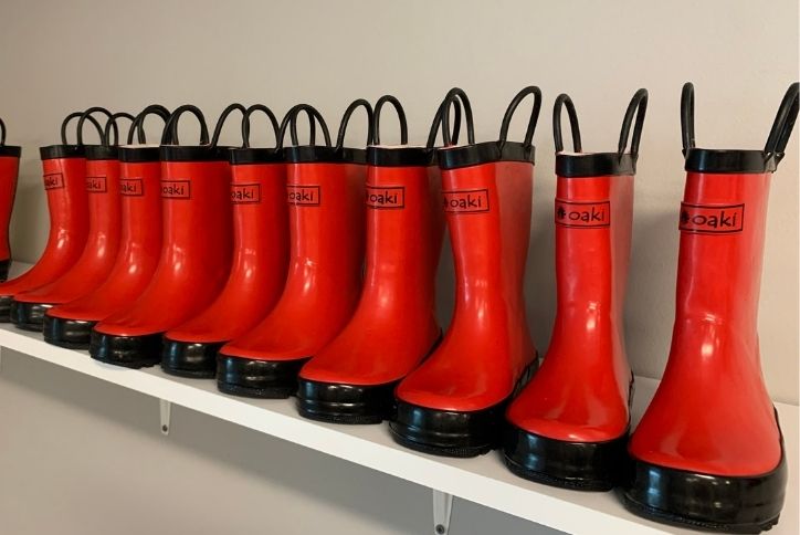 Magnolia Prep Academy rain boots