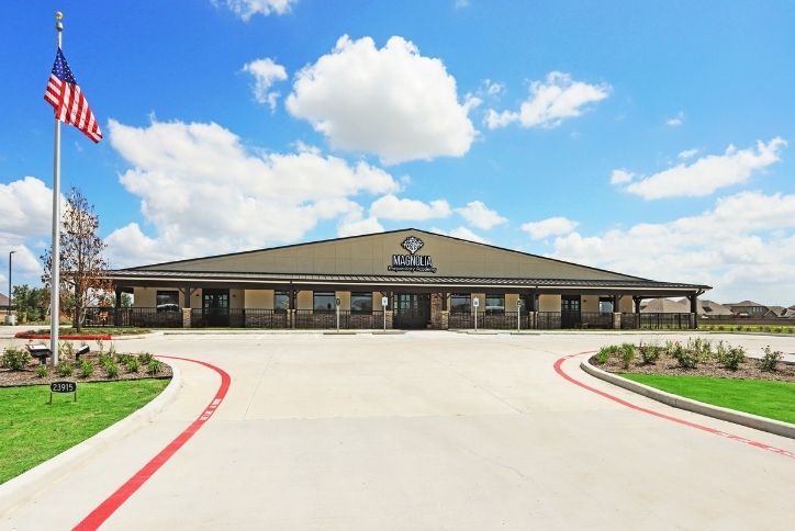 Exterior view of Magnolia Prep Academy in Elyson