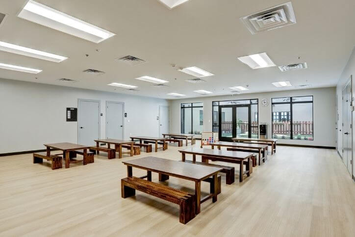 Cafeteria of Magnolia Prep