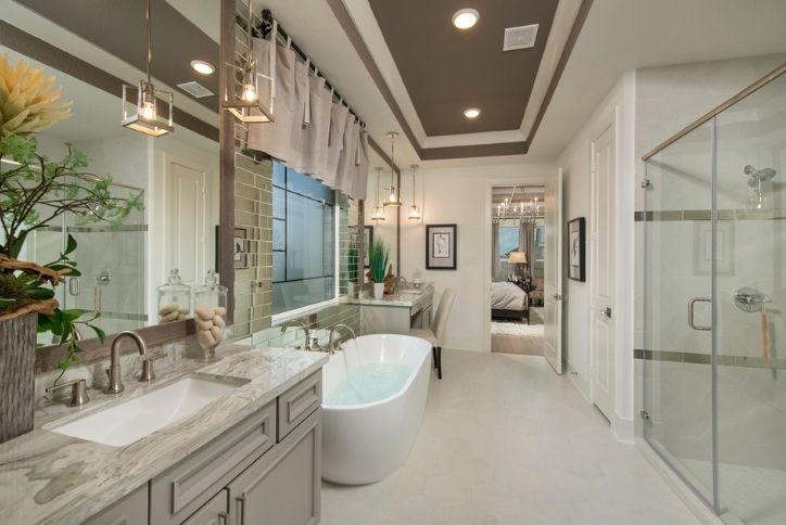 Bathroom by Westin Homes in Elyson Community, Katy, Texas