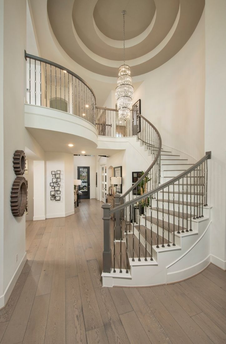 Spiral Staircase in Westin Preston III model in Elyson