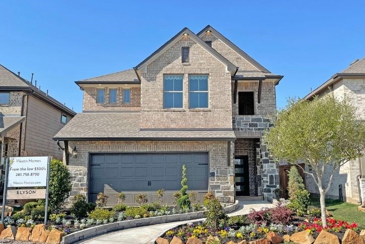 Haven model home exterior by Westin Homes