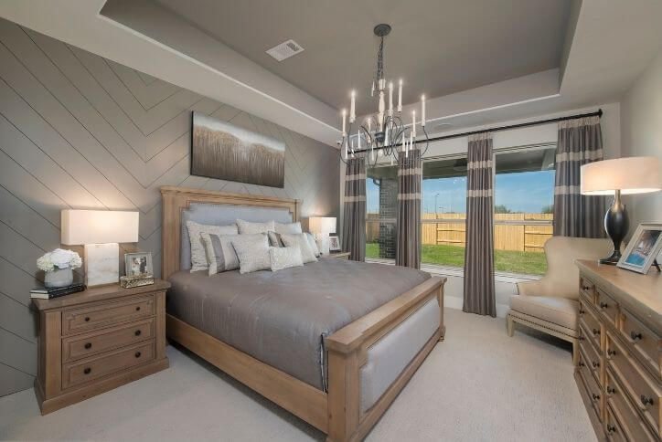 Westin Homes Haven plan primary bedroom