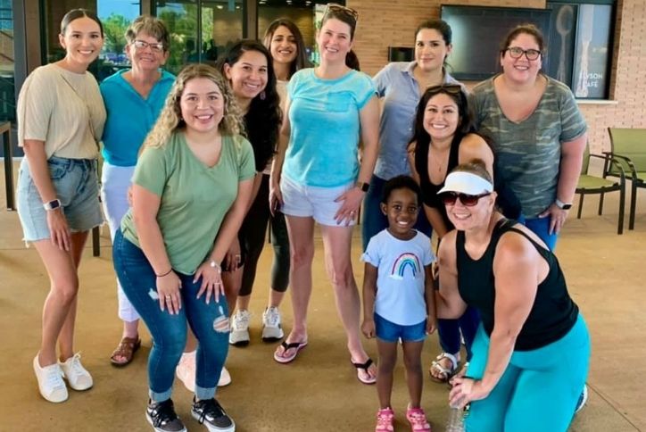 Women enjoying the Patio at Elyson Community, Katy Texas