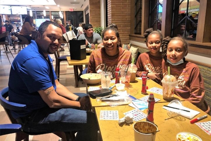 Residents at Valentine Bingo Event in Elyson Community