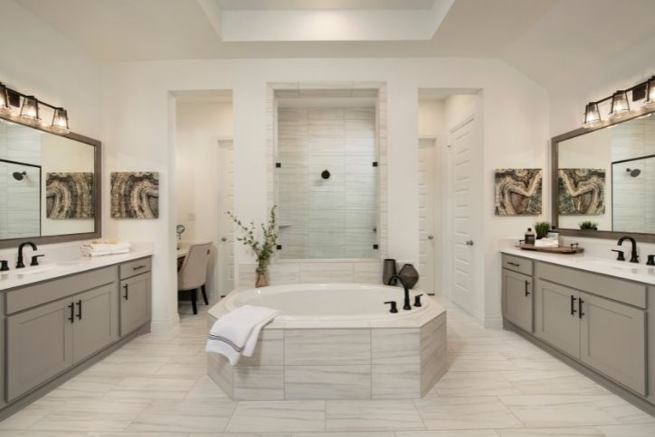 Bathroom by Perry Homes in Elyson Community