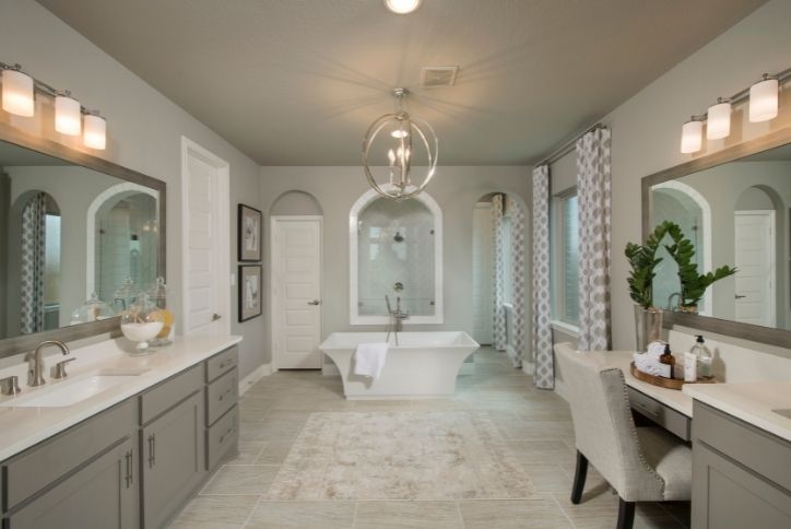 Primary Bath by Perry Homes in Elyson Community