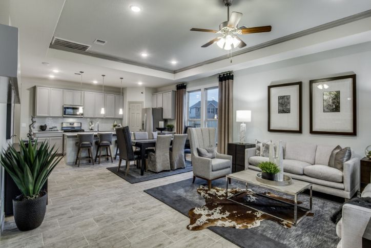 Living Room by Pulte Homes in Elyson, Katy, Texas