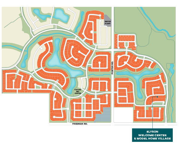 Elyson Community 2022 neighborhood map