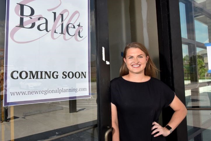 River Johnson at Ballet Elle Dance Academy which will be opening in Elyson in Katy, Texas
