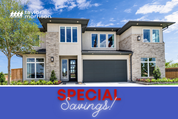 Special Savings with Taylor Morrison Homes in Elyson Katy, Texas