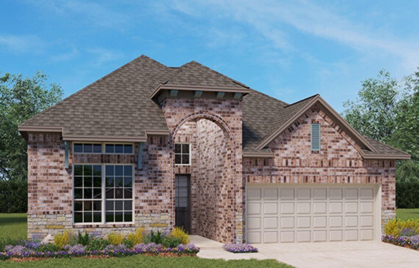 Chesmar 50 - Lynnbrook -  Elev.  B with stone .jpg