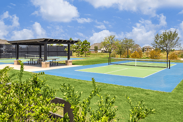 Tennis and Pickleball Courts in Katy Texas at Elyson Community
