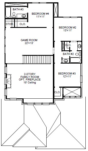 Perry 45 2662W Upper Level