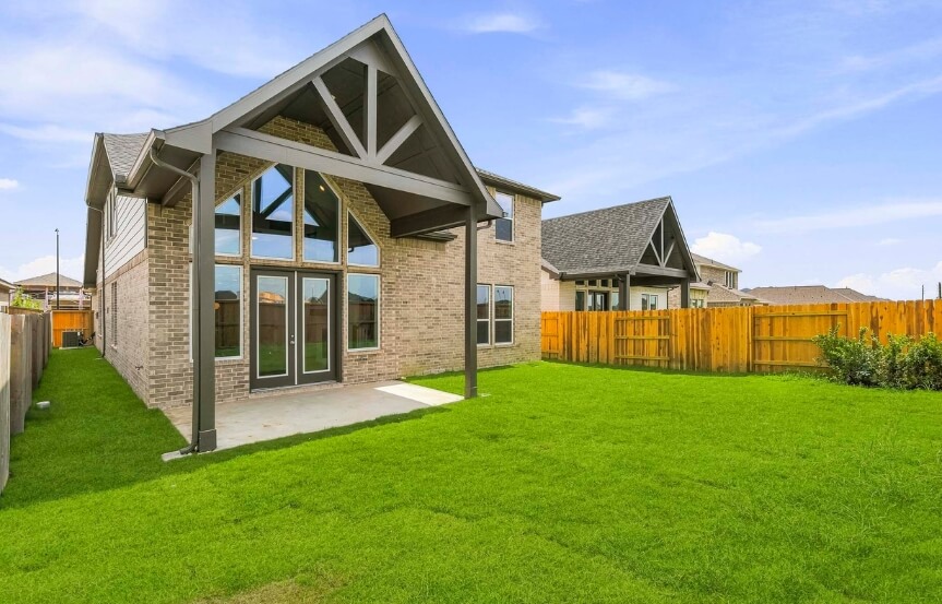Newmark 45 . 7439 Fraser Peak Dr . Backyard