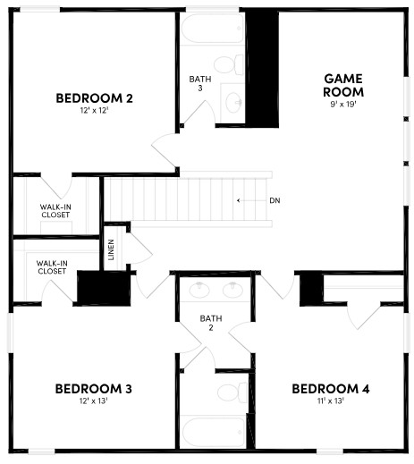 Brookfield 40 AL Bluebonnet Upper Level