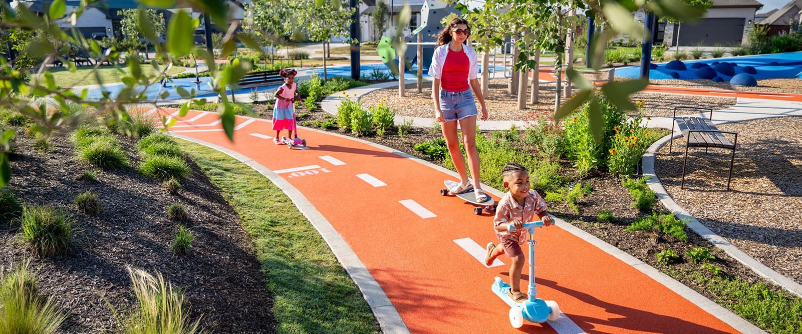 Kids Playing In Speedway Park